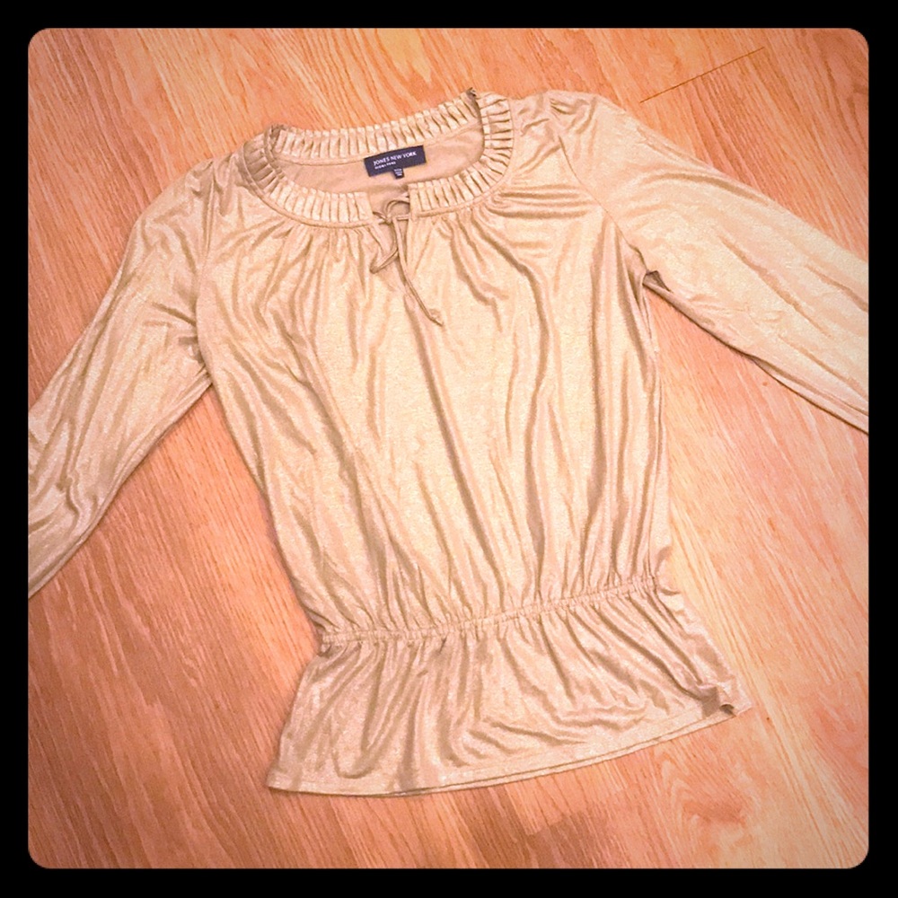 Gold Jones New York top